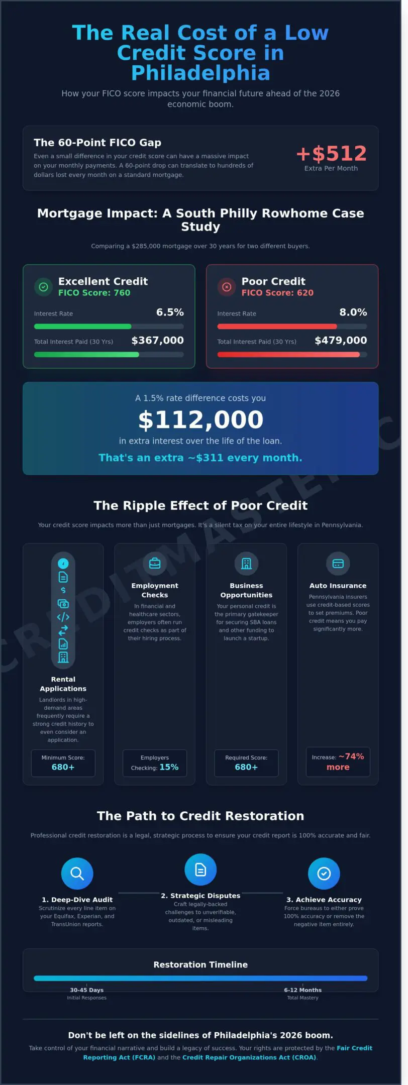 Choosing the Best Philadelphia Credit Restoration Company: 2026 Buying Guide