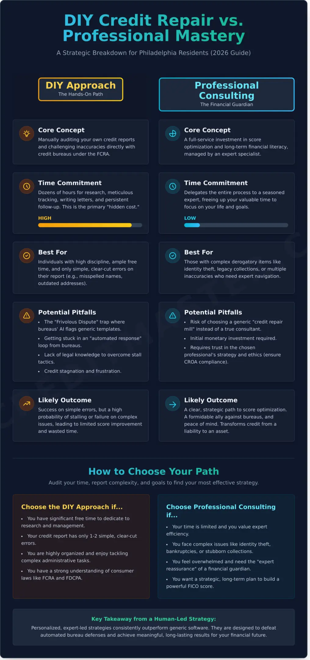 Comparison of real and potential profits with likely outcomes for two investment paths.