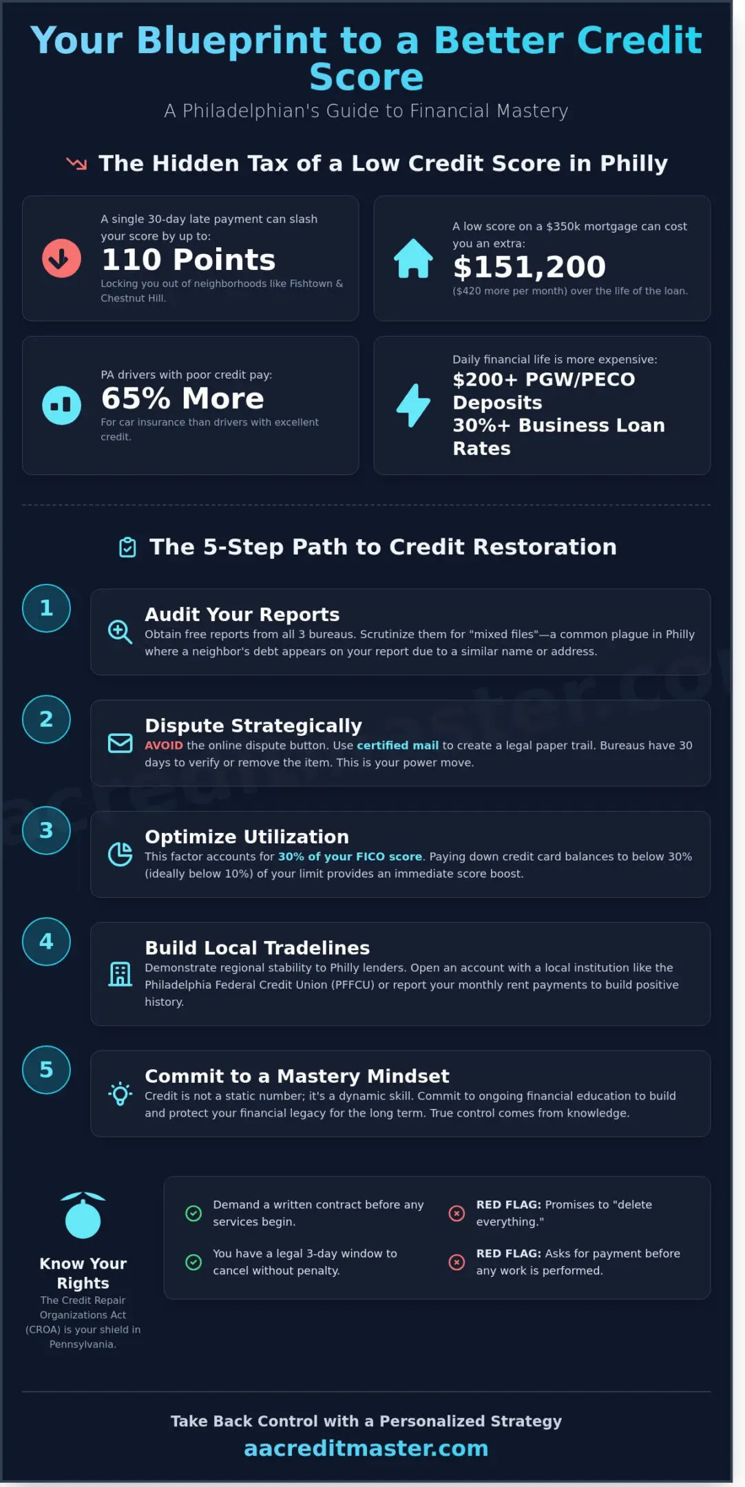 How to Improve Your Credit Score in Philadelphia: A Master’s Guide to Financial Restoration