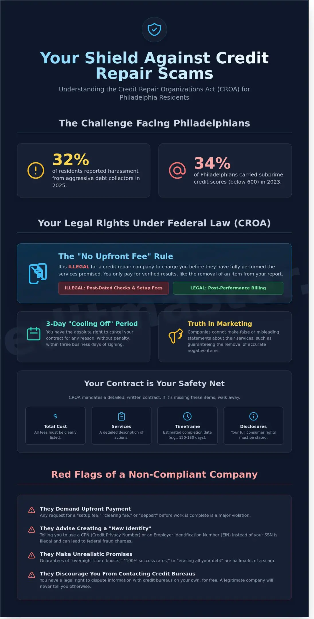 Understanding the Credit Repair Organizations Act (CROA) in Philadelphia: A 2026 Guide