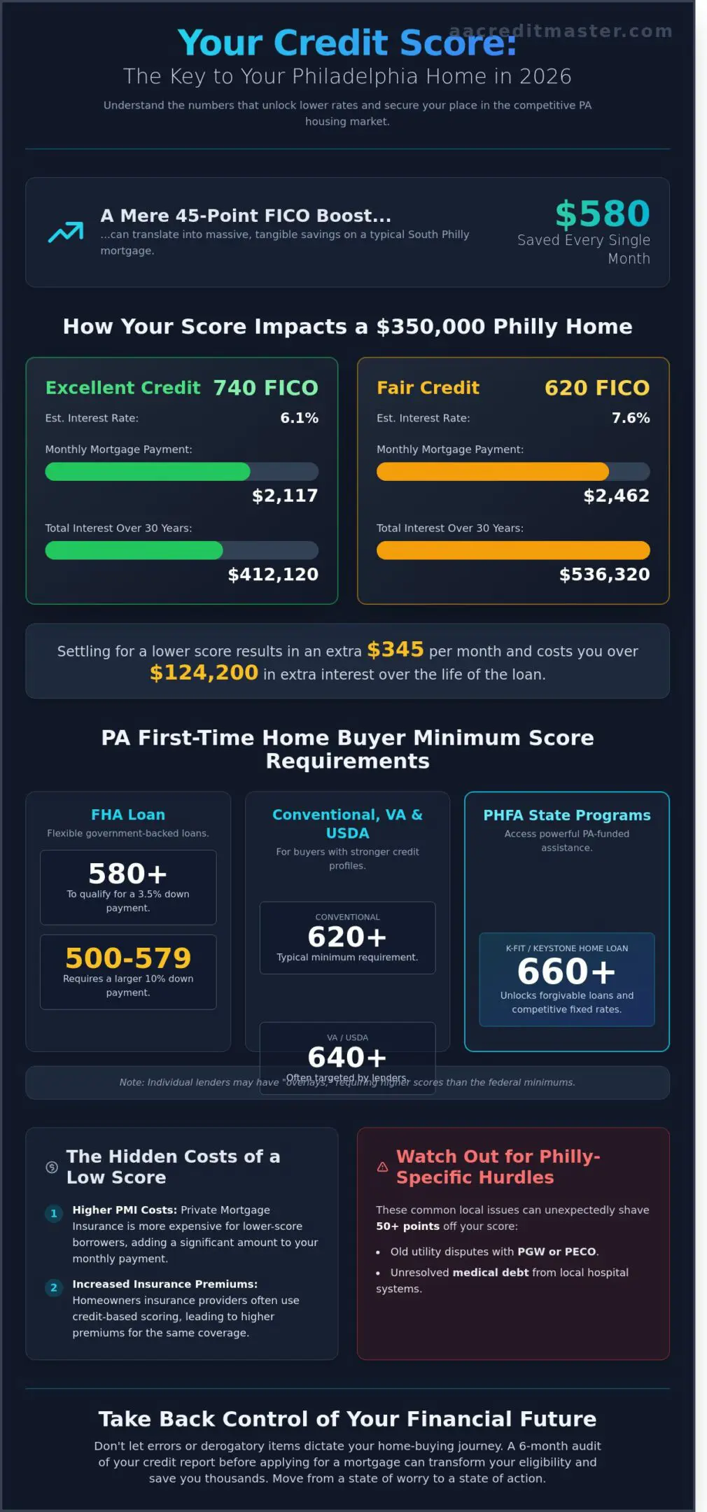 Credit Score for First Time Home Buyer in PA: The Philadelphia Guide for 2026