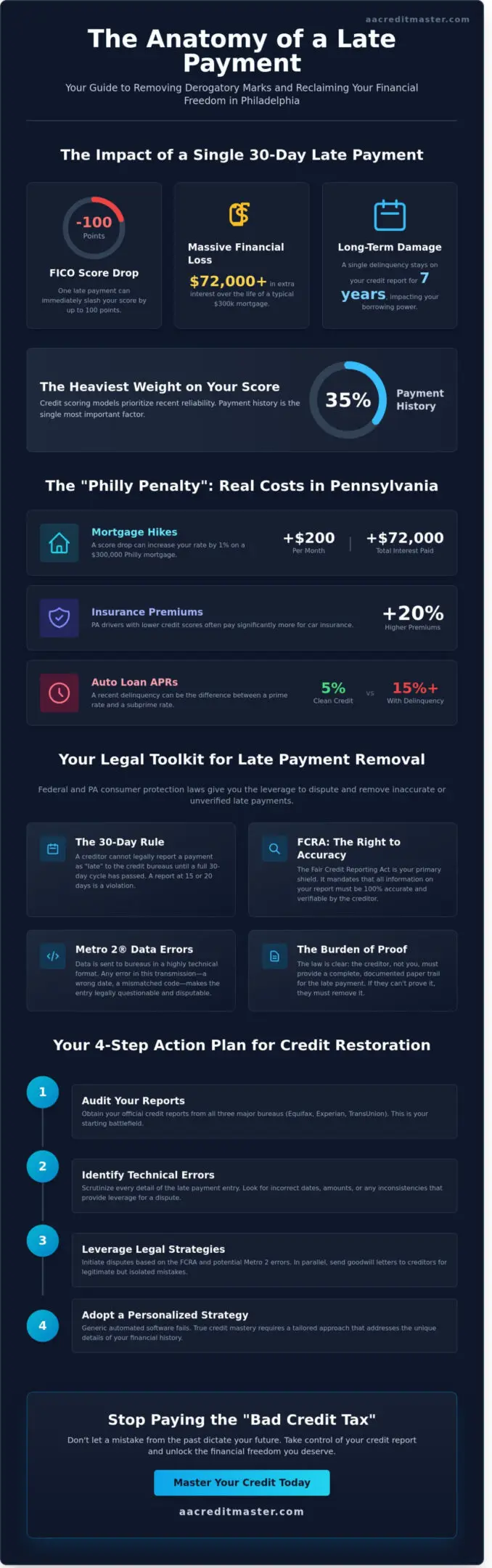 Get Late Payments Removed in Philadelphia: The 2026 Credit Mastery Guide