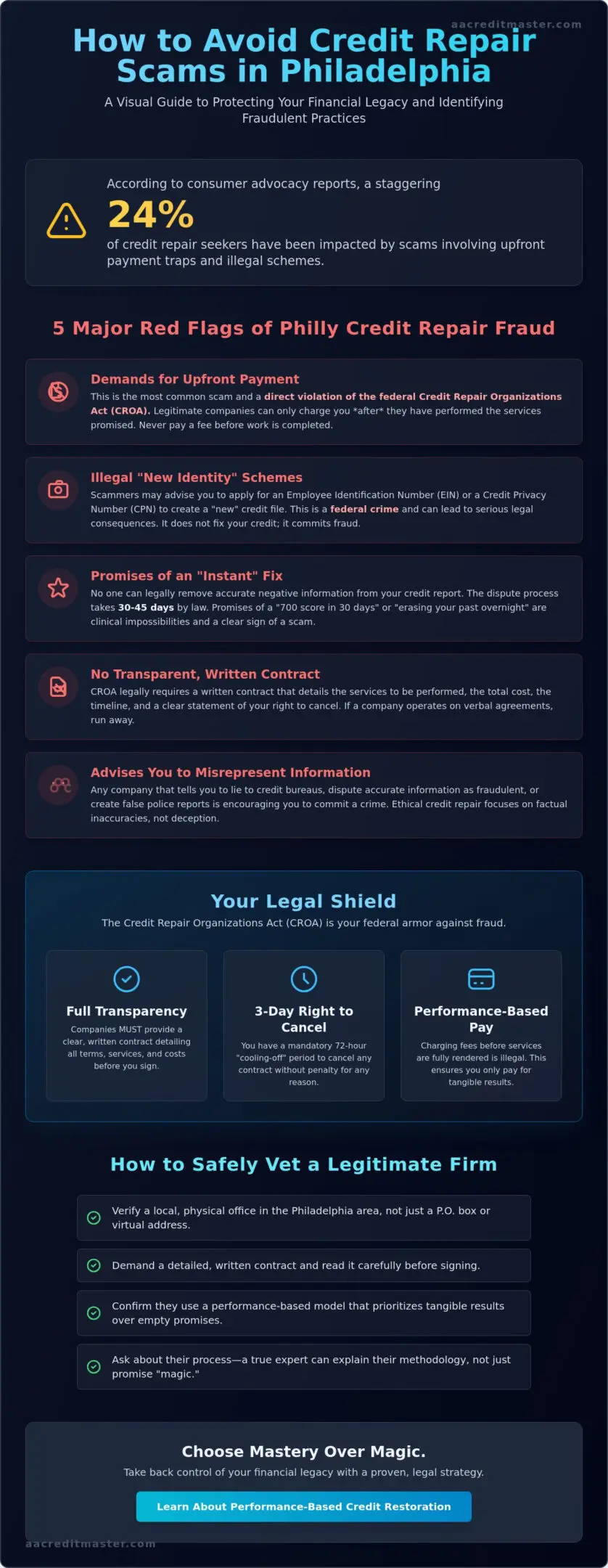 How to Avoid Credit Repair Scams in Philadelphia: The 2026 Consumer Shield