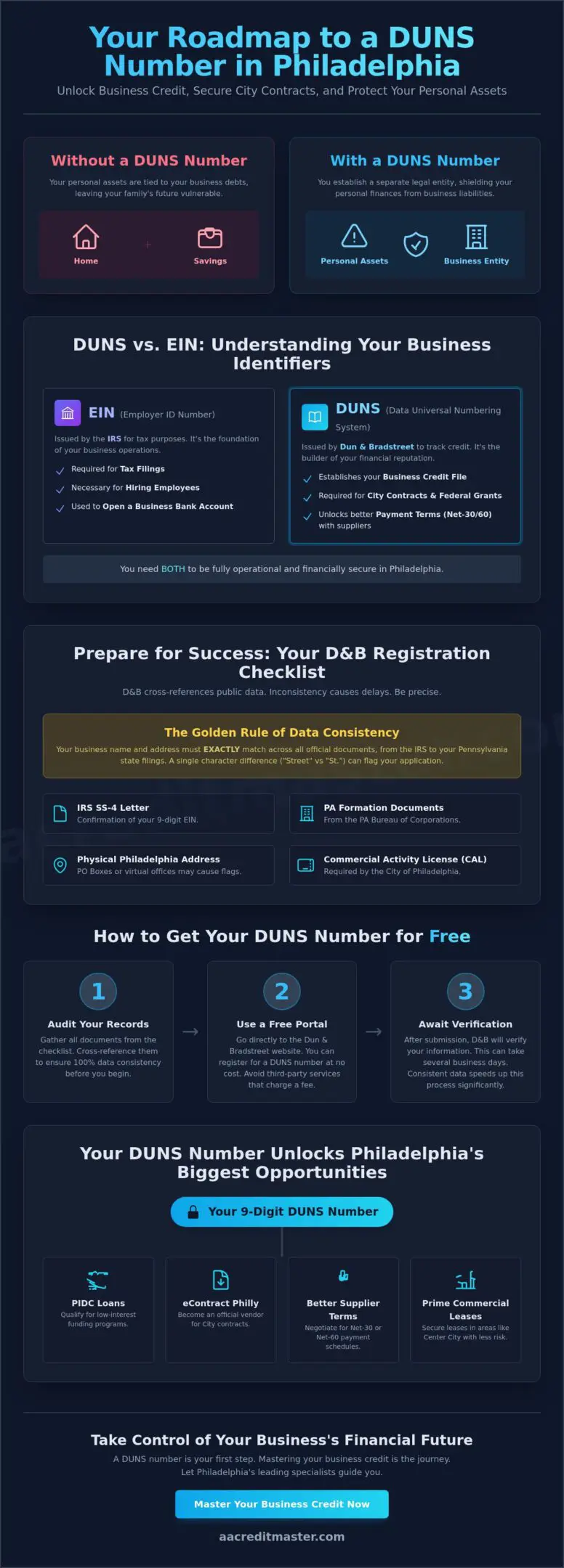 How to Get a DUNS Number in Philadelphia: The 2026 Entrepreneur’s Guide