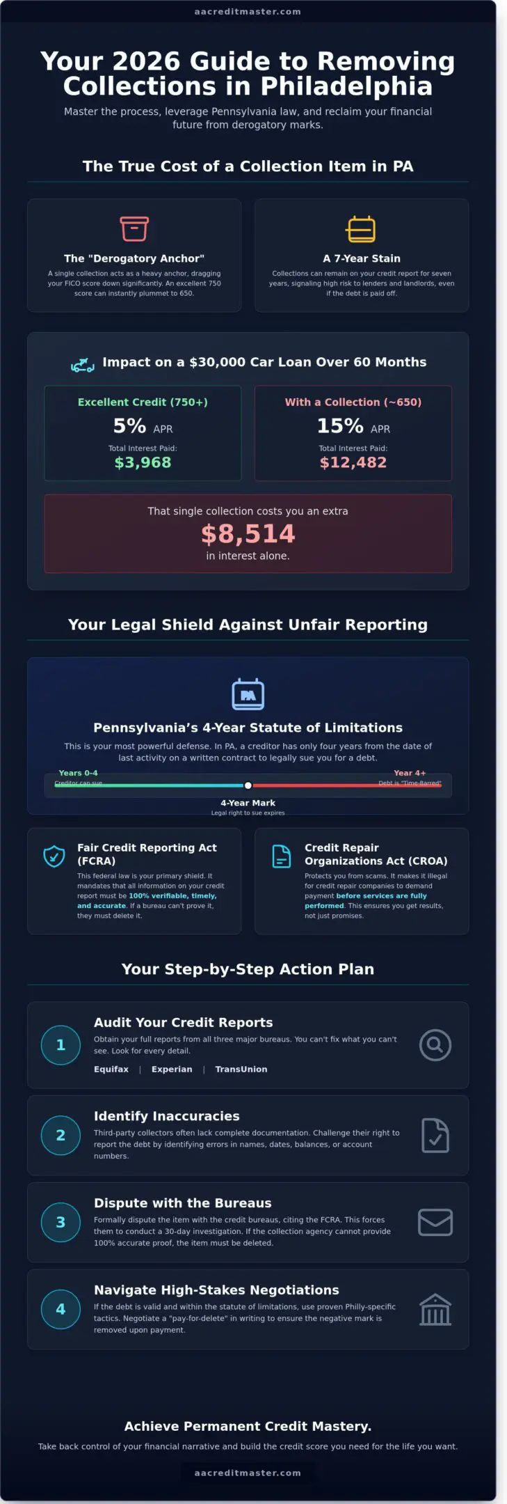How to Remove Collections from Credit Report in Philadelphia: The 2026 Guide