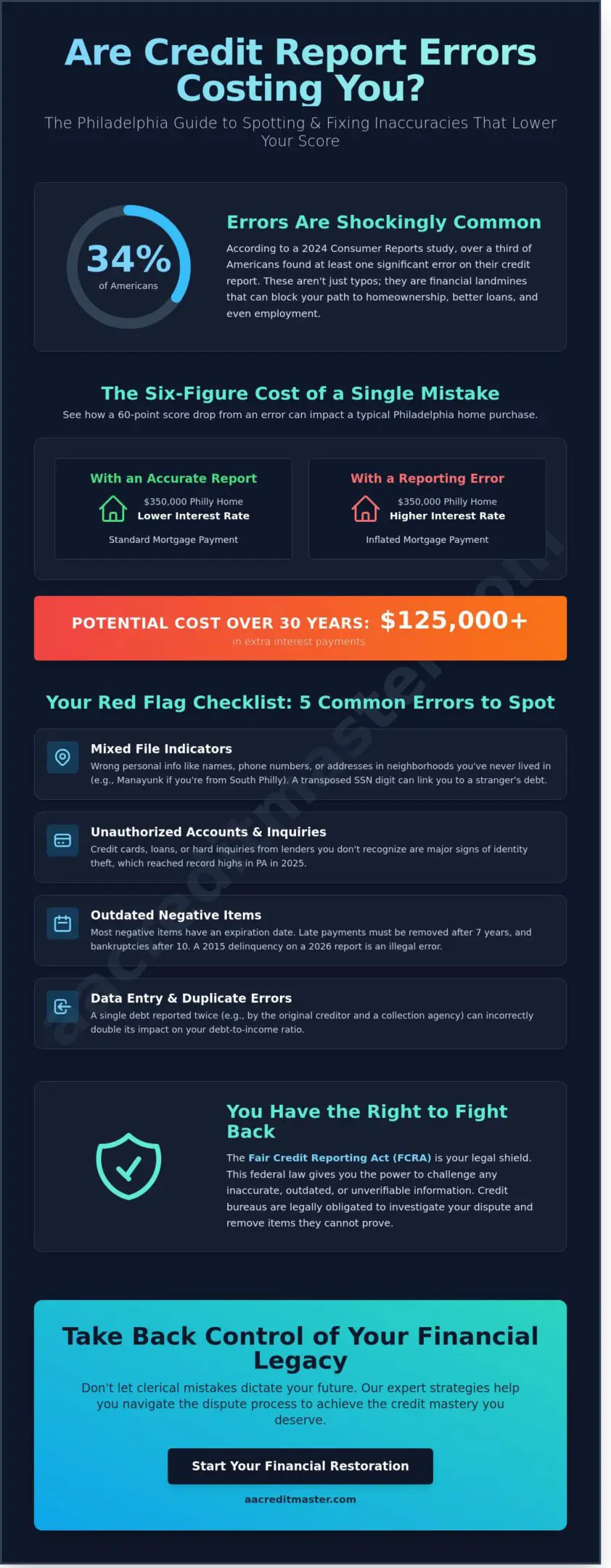 How to Successfully Dispute Credit Report Errors in Philly: A 2026 Guide