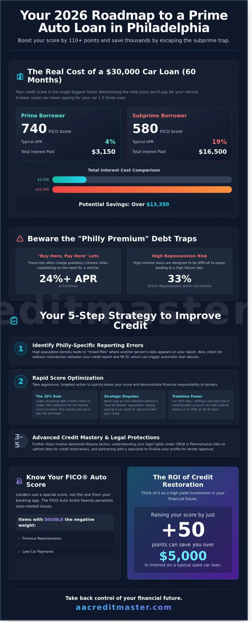 How to Improve Your Credit to Buy a Car in Philly: The 2026 Guide