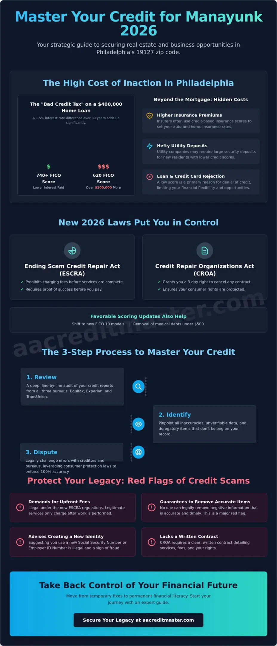 Credit Repair in Manayunk Philadelphia: Your 2026 Guide to Financial Mastery