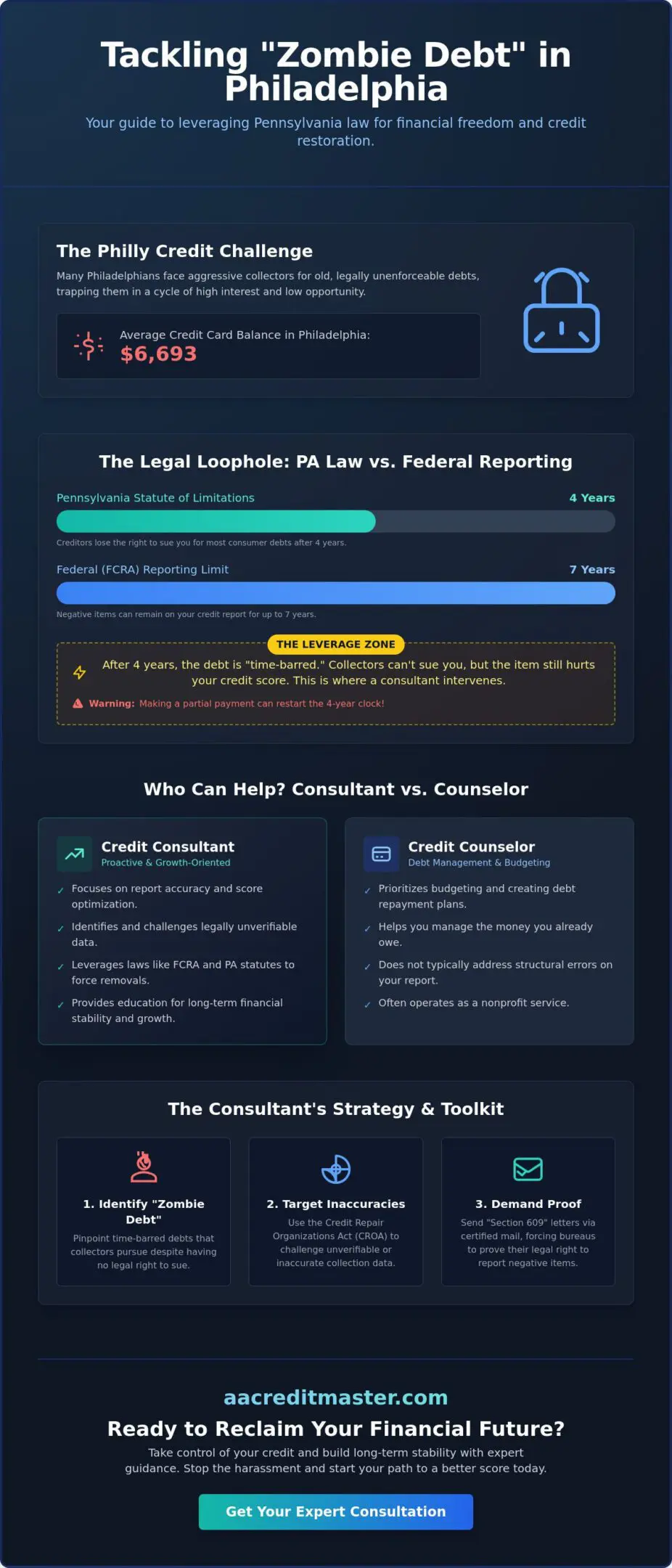 What Does a Credit Consultant Do in Philadelphia? A 2026 Guide to Removing Old Collections